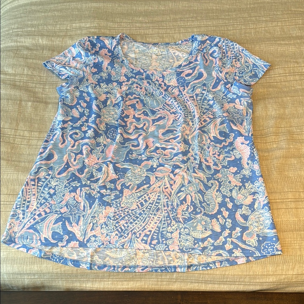 Lily Pulitzer Underwater Pattern Tee
